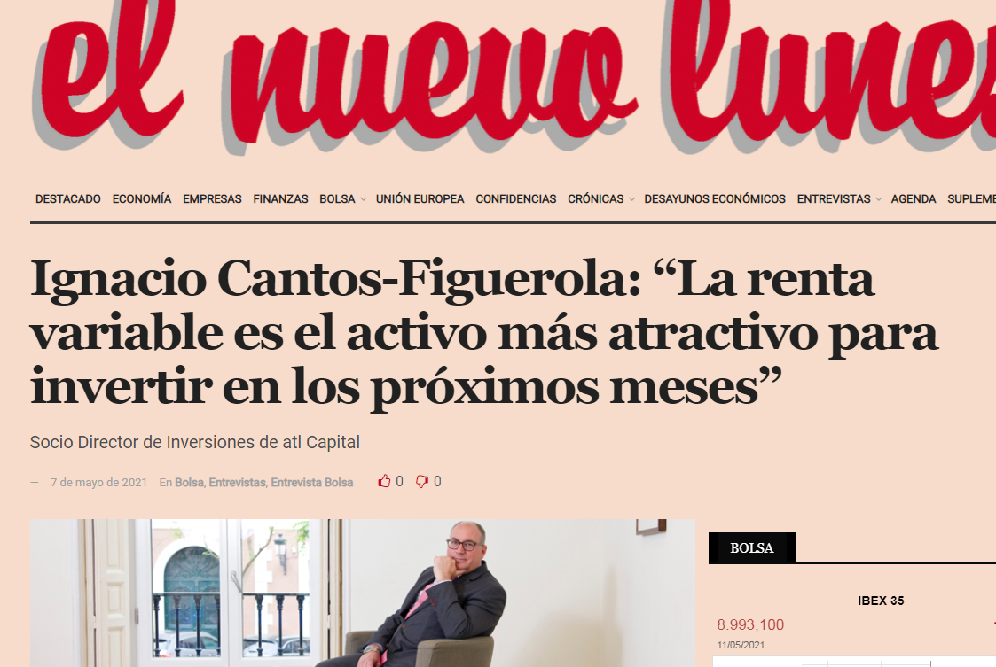 «La renta variable es la mejor opción para los inversores en 2021»