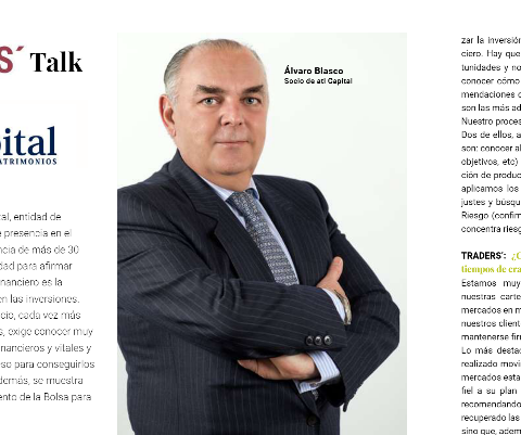 Entrevista a Alvaro Blasco en Traders