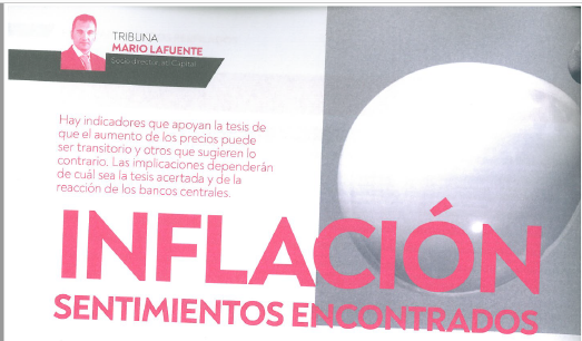 La inflación, sentimientos encontrados